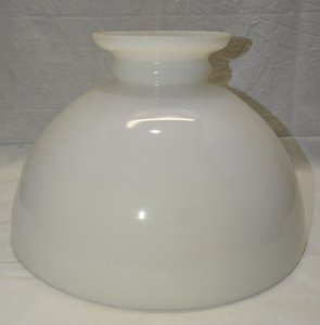 - ANCIENT WHITE BLOWN OPALINE GLOBE FOR SUSPENDED CHANDELIER ANTIQUE D