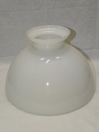 -ANCIEN GLOBE EN OPALINE SOUFFLEE  BLANCHE POUR LUSTRE SUSPENSION ANCIEN  D
