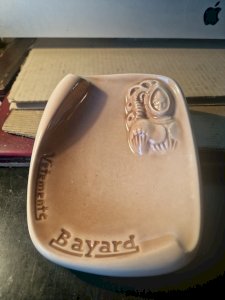 Vintage large ashtray VETEMENTS BAYARD Creation DECAT 1960s
