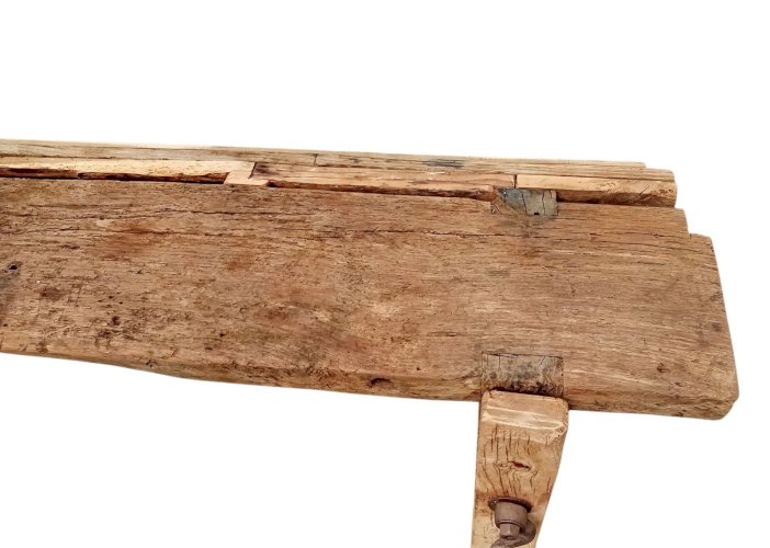 Ancien Grand Établi Console  Industriel Vintage Loft Atelier Meuble Métier