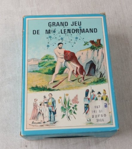 Ancien grand jeu de Mlle Lenormand + gros livret, 1972