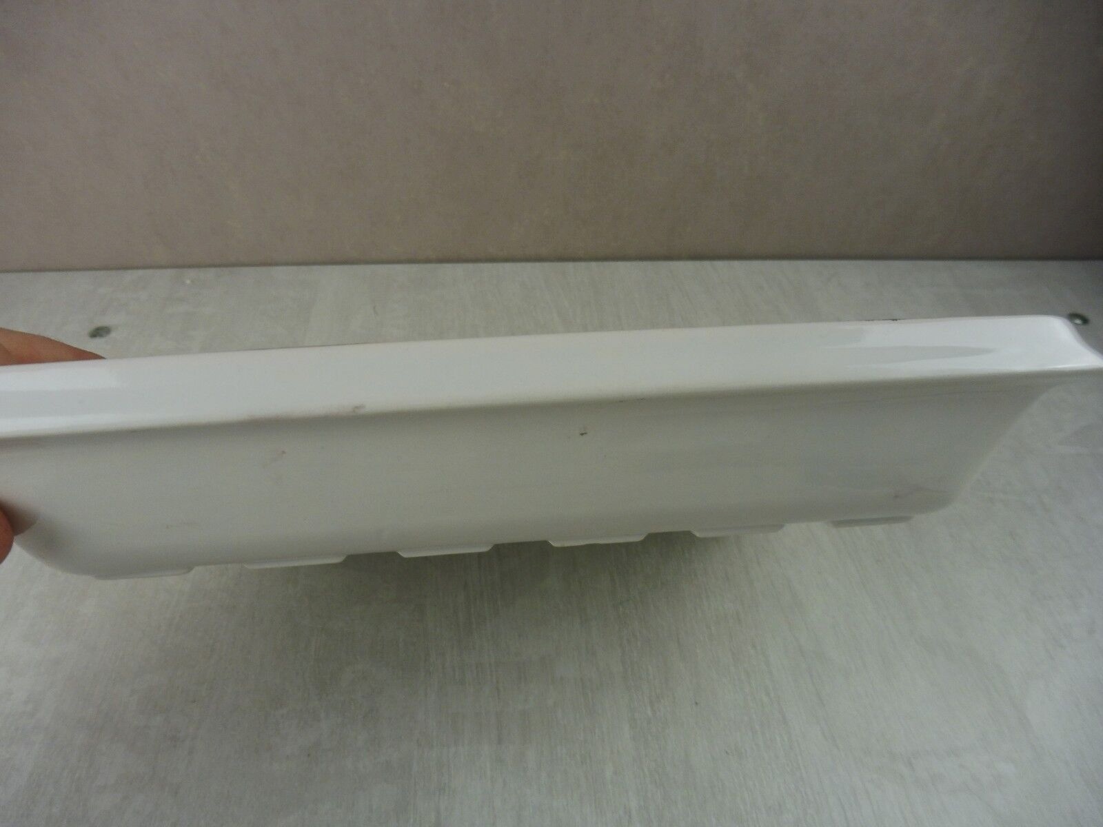 Acropal Fruts De France Mlk Glass Butter Dsh Trnket Bowl Vntage