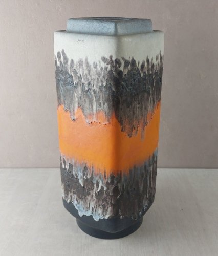 Ancien grand vase en céramique, Dümler & Breiden 84/36, Germany ^