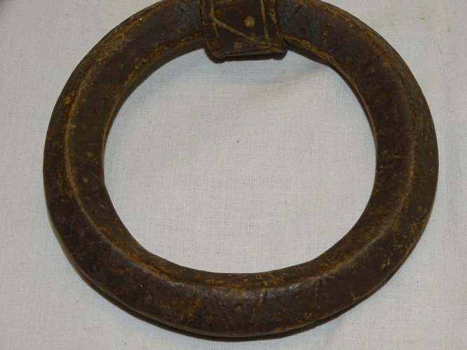 -ANCIEN HEURTOIR DE PORTE en FER FORGE AFRIQUE du NORD COLLECTION DECO    D