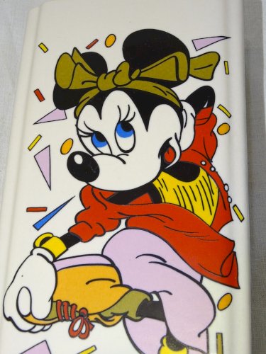 -ANCIEN HUMIDIFICATEUR DE RADIATEUR CERAMIQUE décor MINNIE DISNEY déco XXe    D