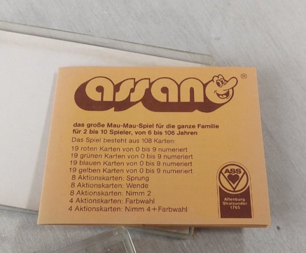 Ancien jeu de carte, Assano, vintage