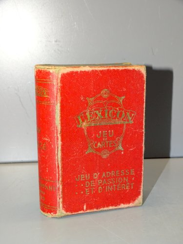 -ANCIEN JEU de CARTE LEXICON JEU D'ADRESSE de PASSION et D'INTERET par ABECE   D