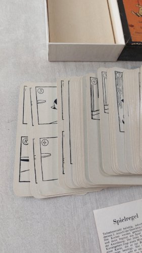 Ancien jeu de carte Quartet, Vater und Sohn / père et fils, 1949
