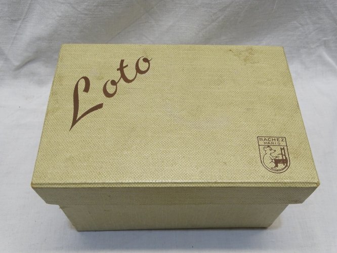 -ANCIEN JEU DE LOTO RACHEZ PARIS DANS SA BOITE COLLECTION JEU ANCIEN   D