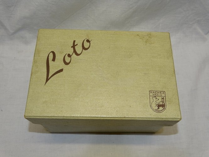 -ANCIEN JEU DE LOTO RACHEZ PARIS DANS SA BOITE COLLECTION JEU ANCIEN   D