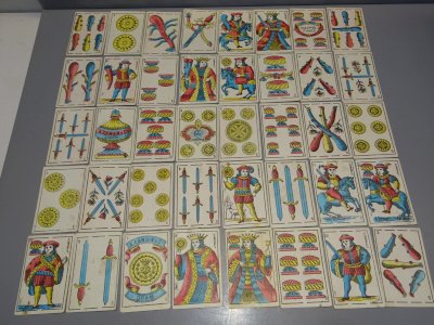 - ANCIENT TAROT GAME 40 CARDS BY CAMOIN & Co ORAN COLLECTION ANCIENT CARDS D