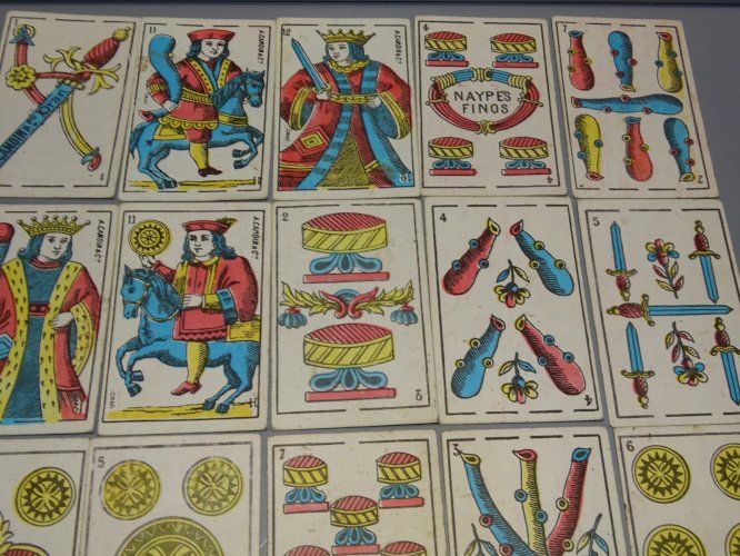 -ANCIEN JEU DE TAROT 40 CARTES A CAMOIN & Cie ORAN COLLECTION CARTES ANCIENNES D