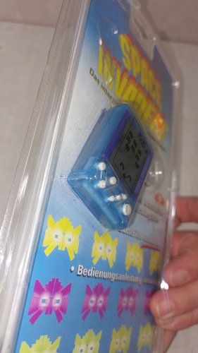 Ancien jeu électronique porte clé / Keychain, Space Invaders, Taito Hiro ^