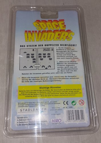 Ancien jeu électronique porte clé / Keychain, Space Invaders, Taito Hiro ^