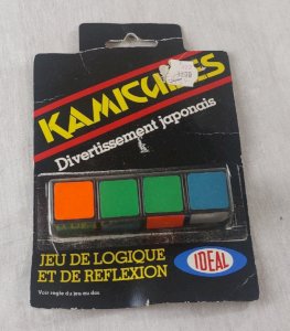 Vintage Kamicubes game, logic game, Ideal, 1981