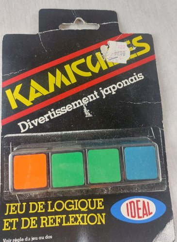 Ancien jeu Kamicubes, jeu de logique, Ideal, 1981, vintage