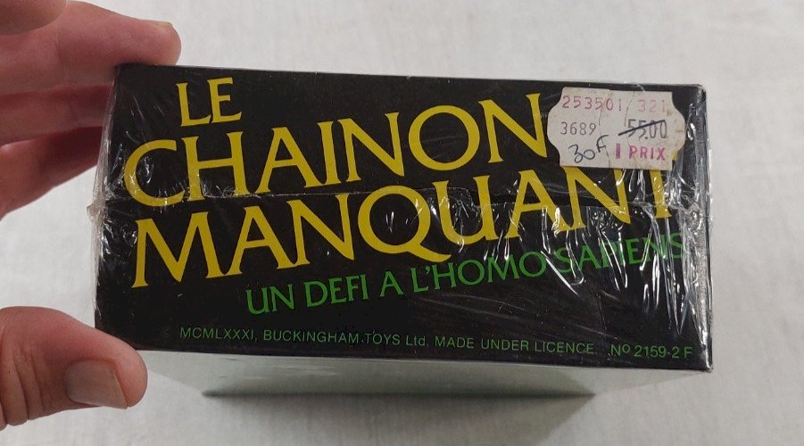 Ancien jeu puzzle, chainon manquant, vintage, scellé