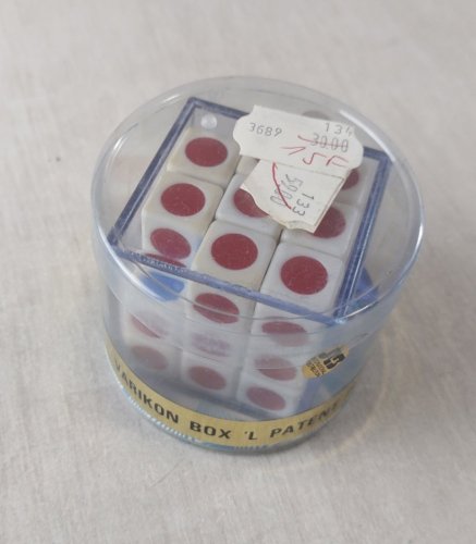 Ancien jeu Varikon Box'l, style Rubik's cube, Konsumex, vintage