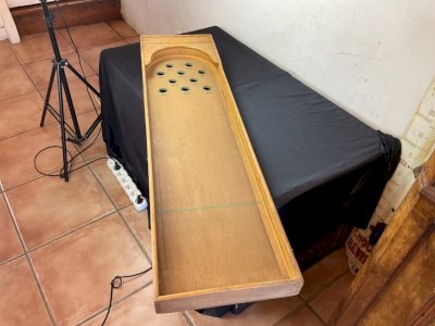 ANCIEN JEUX DE CAFE EN BOIS , BILLARD JAPONAIS
