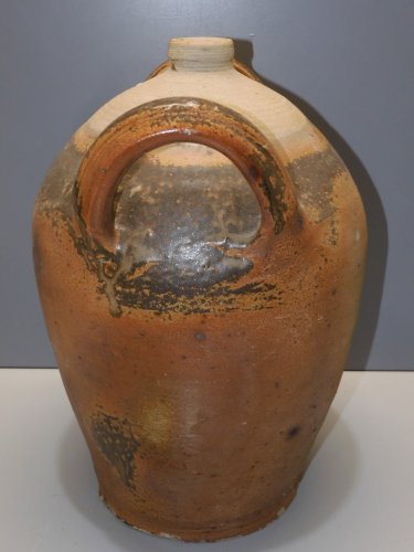-ANCIEN JOLI  CRUCHON PETITE CRUCHE TERRE CUITE 2 ANSES déco collection   D