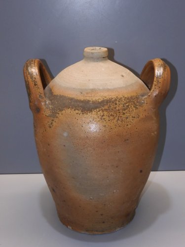 -ANCIEN JOLI  CRUCHON PETITE CRUCHE TERRE CUITE 2 ANSES déco collection   D