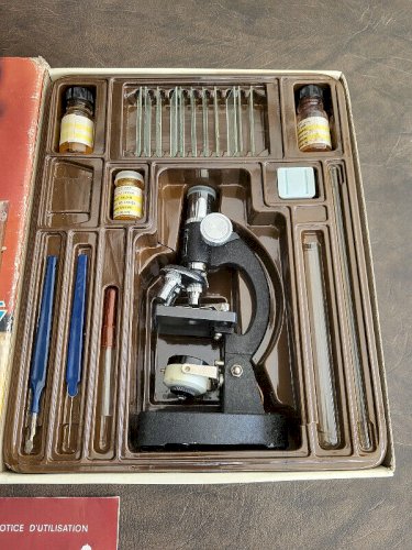 ANCIEN JOUET MICROSCOPE 2000 ETUDIANT CEJI EN BOITE