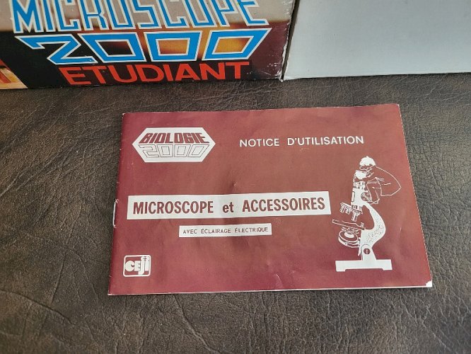 ANCIEN JOUET MICROSCOPE 2000 ETUDIANT CEJI EN BOITE