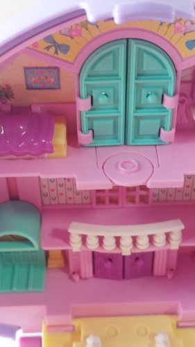 Ancien jouet Polly Pocket, coeur mariage / Wonderful Wedding Party 1994