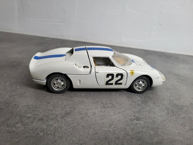 ANCIEN JOUET VOITURE BURAGO FERRARI 250 LM N° 12