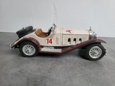 OLD TOY CAR BURAGO MERCEDES BENZ NO. 18