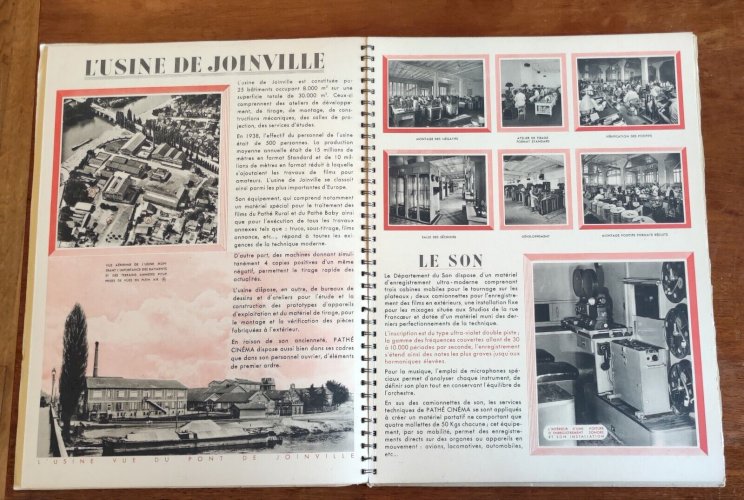 Ancien Livre Publicitaire Pathé 1942/1943/  publicité Cinéma ancien/René Méry