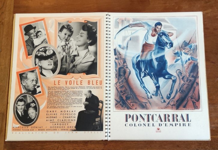 Ancien Livre Publicitaire Pathé 1942/1943/  publicité Cinéma ancien/René Méry