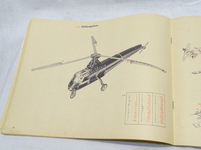 -ANCIEN MANUEL MECCANO POUR BOITES 4, 5 et 6 COLLECTION JOUETS ANCIENS    D