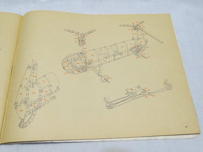 -ANCIEN MANUEL MECCANO POUR BOITES 4, 5 et 6 COLLECTION JOUETS ANCIENS    D