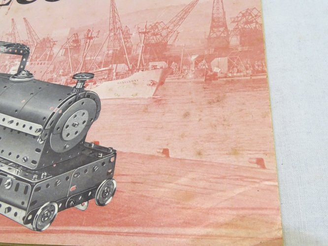 -ANCIEN MANUEL MECCANO POUR BOITES 4, 5 et 6 COLLECTION JOUETS ANCIENS    D