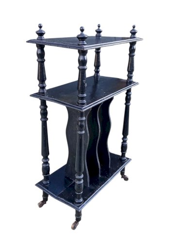 Ancien Meuble Étagère Classeur À Musique Partitions Napoléon III 19 Ème Siècle