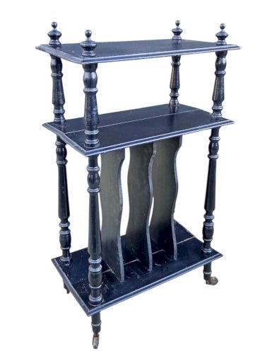 Ancien Meuble Étagère Classeur À Musique Partitions Napoléon III 19 Ème Siècle