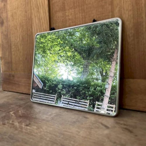 Ancien miroir barbier