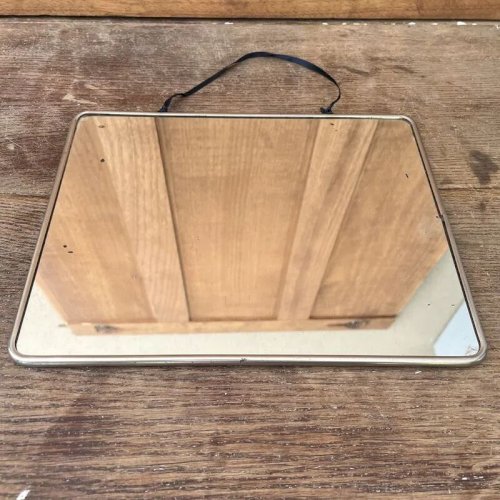 Ancien miroir barbier