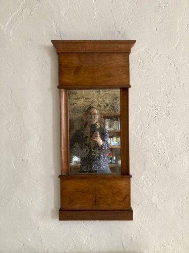 Ancien miroir Biedermeier, vers 1830