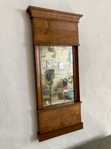 Ancien miroir Biedermeier, vers 1830