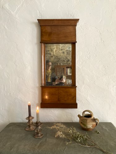 Ancien miroir Biedermeier, vers 1830