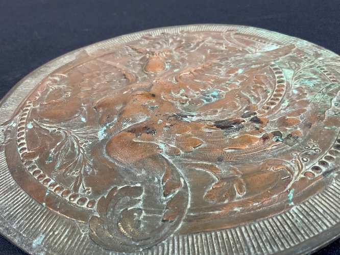 ANCIEN MIROIR BRONZE  ASIATIQUE CHINE CHINA TANG XVIIIEME