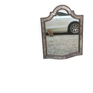 Ancien miroir en stuc