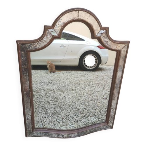 Ancien miroir en stuc