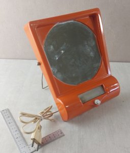 Ancien miroir grossissant et lumineux, Super Miroir Vénus, vintage