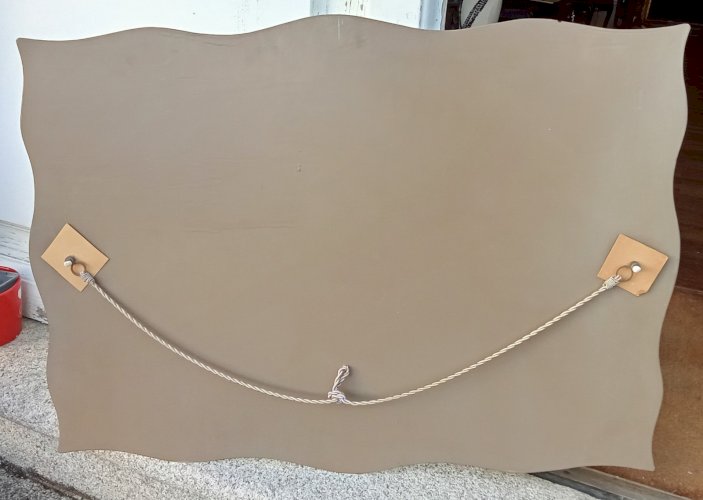 Ancien  Miroir Style Vénitien Venise Verre gravé taillé Années 1950/1960