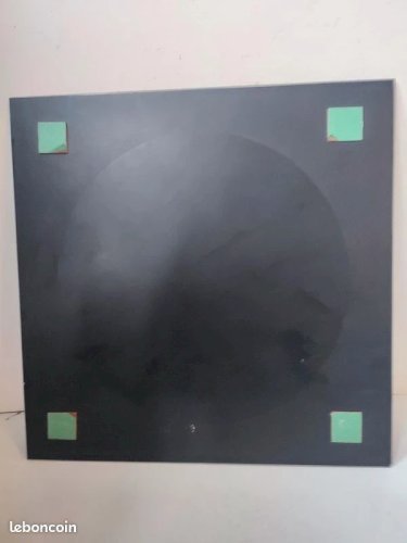 Ancien miroir vintage contour noir en bon etat