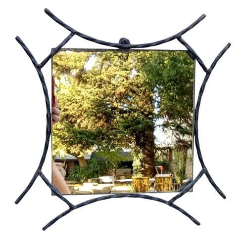 Ancien Miroir Vintage Fer Forgé Old wrought iron mirror