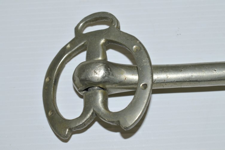 -ANCIEN MORS de CHEVAL en LAITON NICKELE collection CHEVAL EQUITATION COLLECTION